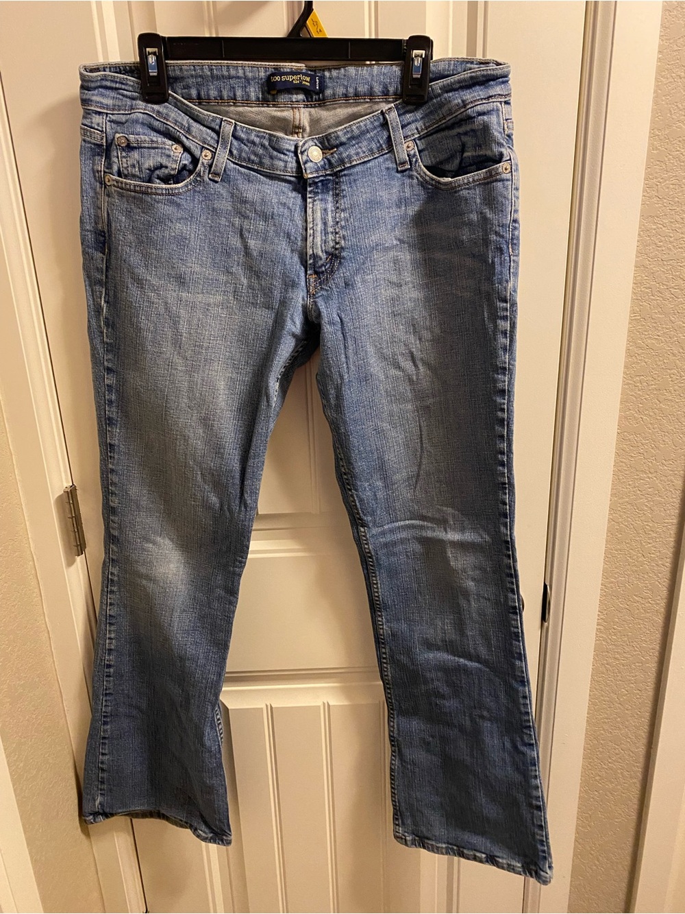 Levis 524 Jeans 15 Juniors Too Superlow Boot Cut Stretch Blue Denim 15M Bootcut